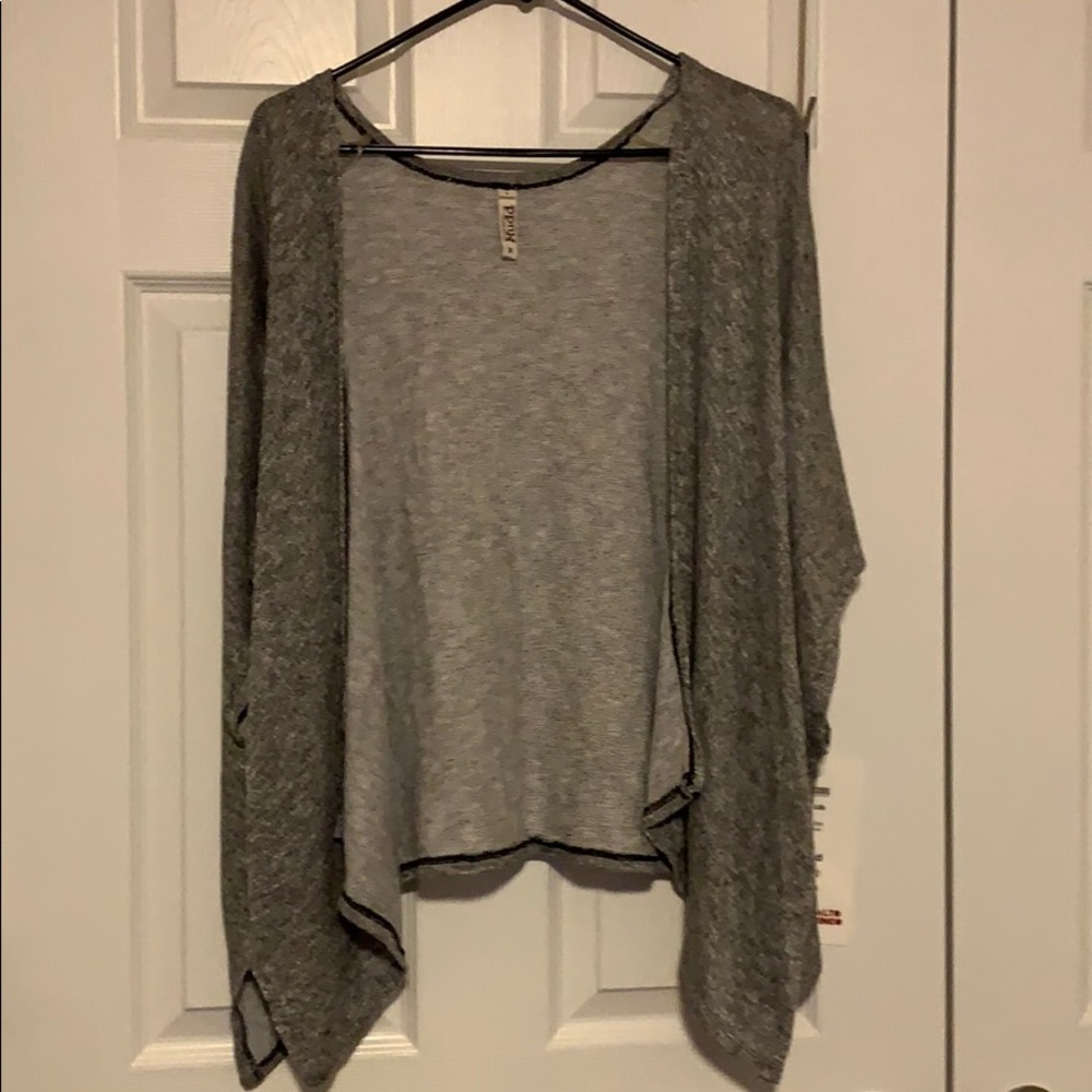 Grey cardigan